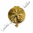 Copper round incense box