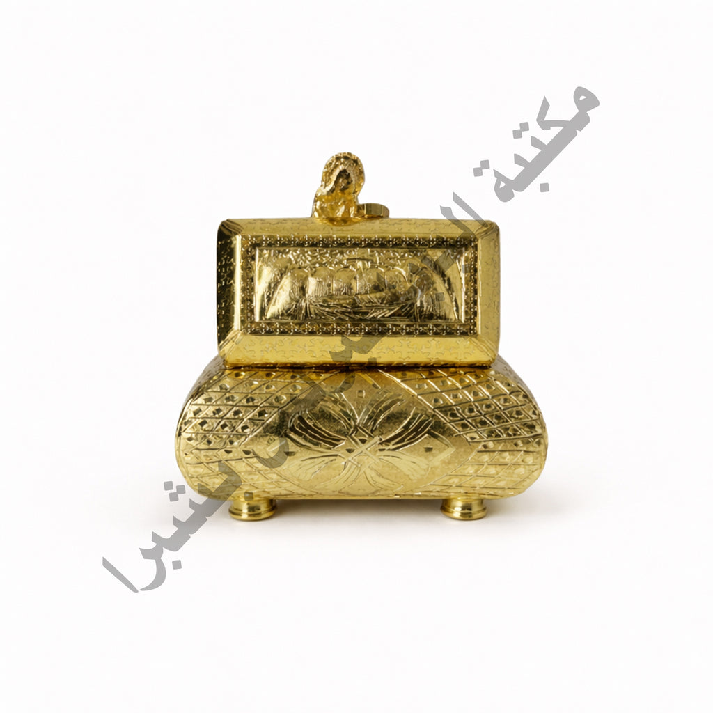 Small rectangular copper incense burner