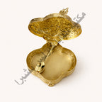 Brass cross-shaped incense burner