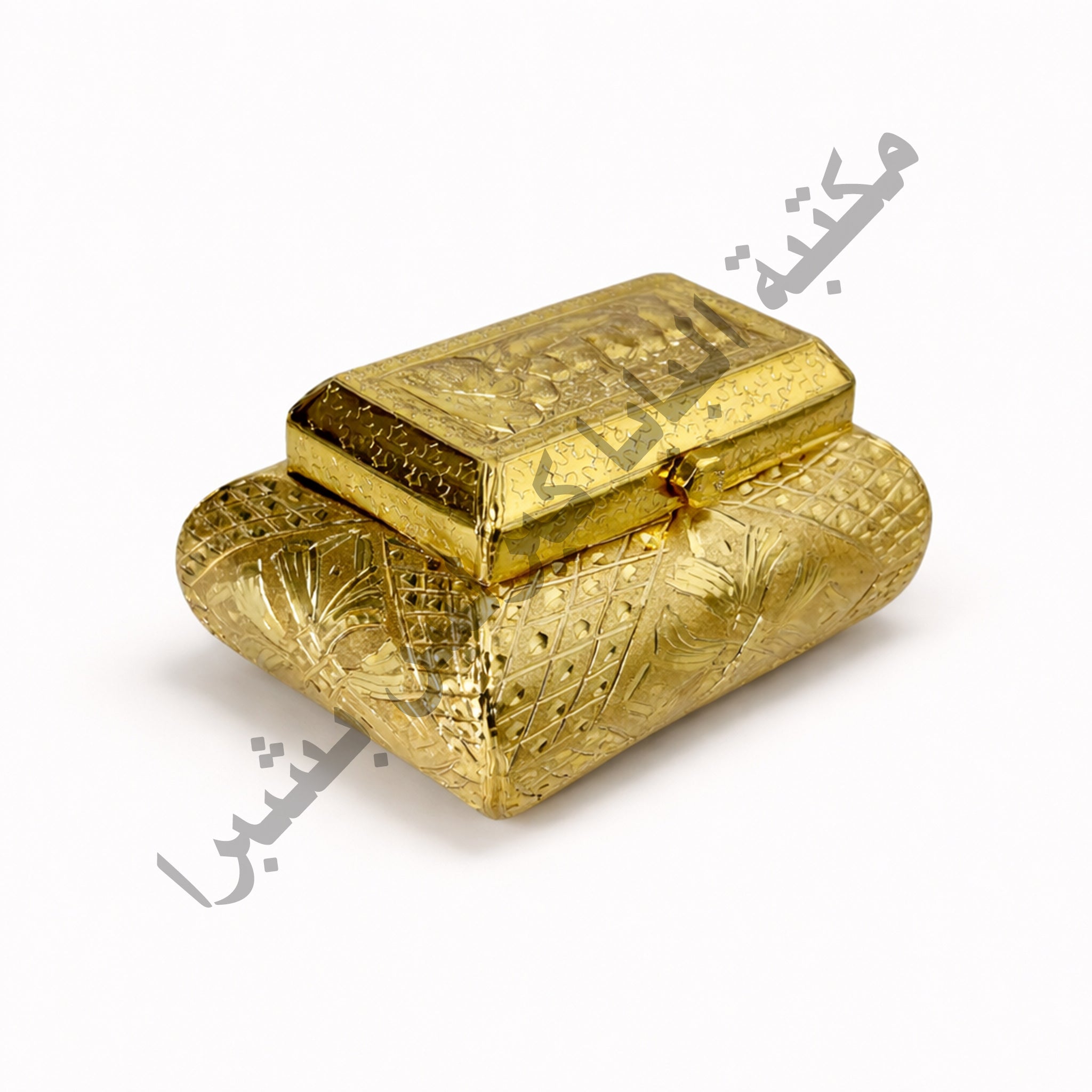 Small rectangular copper incense burner