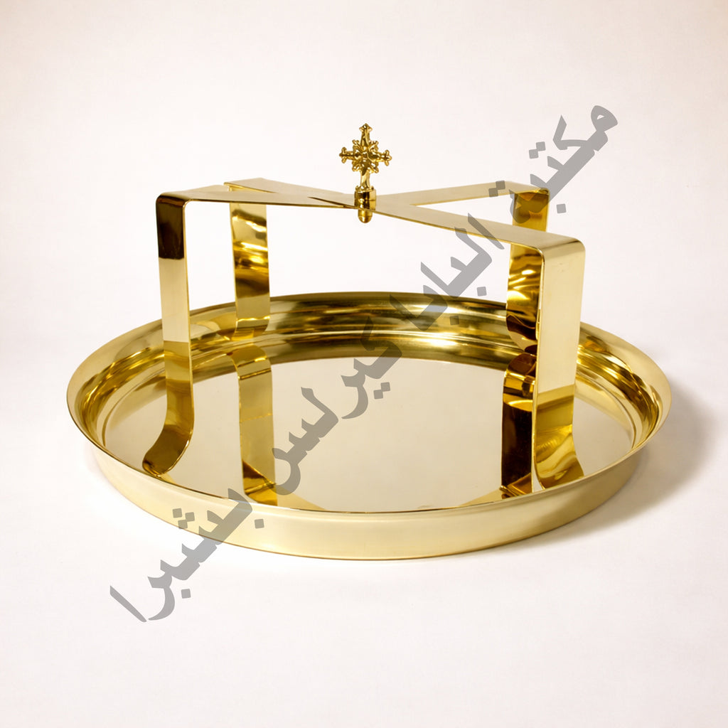 طقم أواني مذبح ذهبي يوناني
