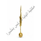 Fine brass wedding cross with colored stone