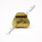 Small rectangular copper incense burner