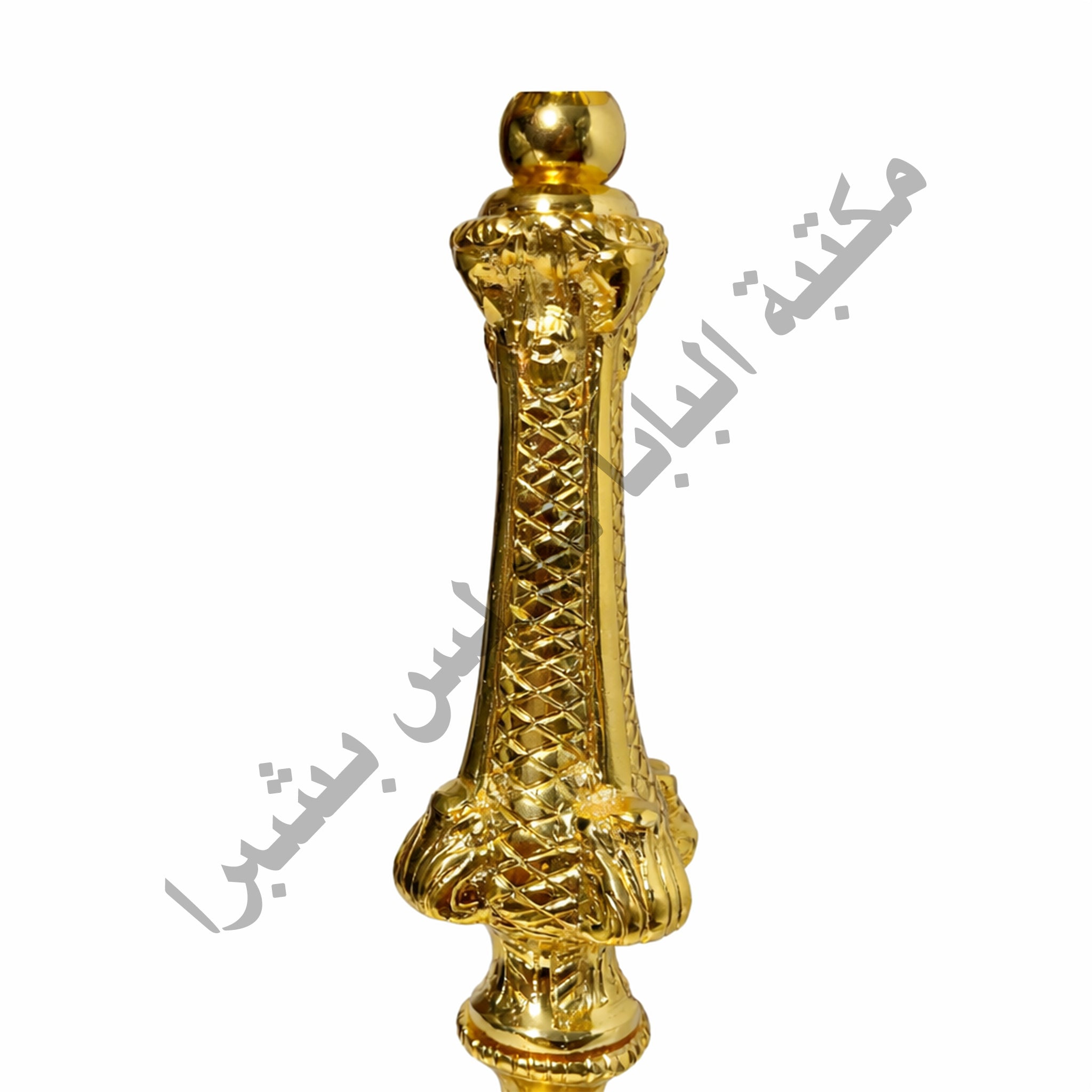 زوج شمعدان نحاس ذهبي شكل الخروف