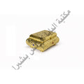 Large rectangular brass incense box