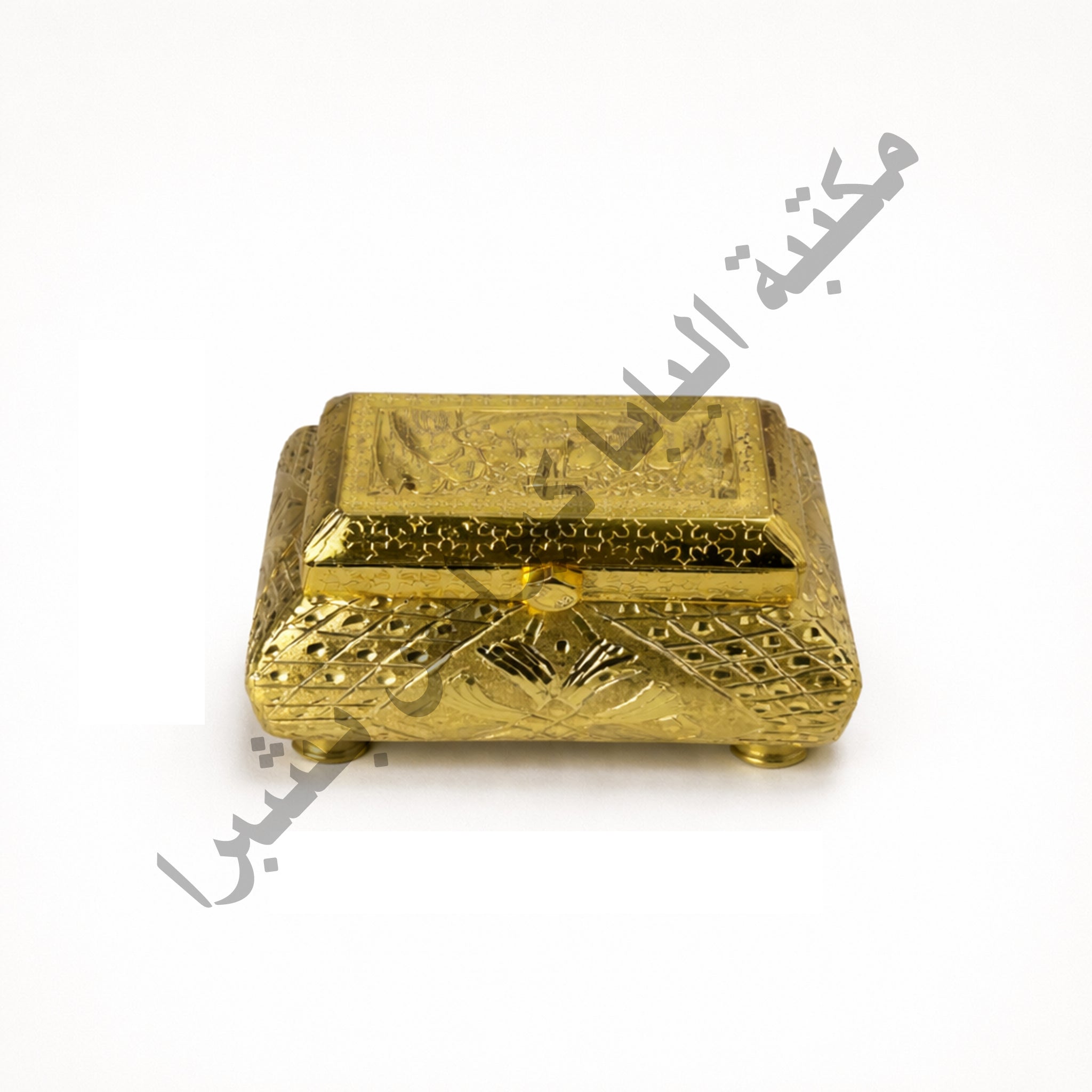 Small rectangular copper incense burner